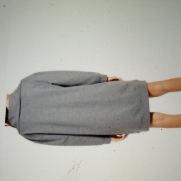 - NWT QUARTER ZIP MULTI WAY COLLAR CASUAL BEACH SWEAT SHIRT DRESS MEDIUM - Picture 2 of 10